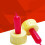 10Pcs Multi-Color Sheep & Cattle Teat Feed Bottles Rubber Screw-on 2