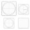 One Set Student Math Function Drawing Stencil Multi Functional Ruler 2