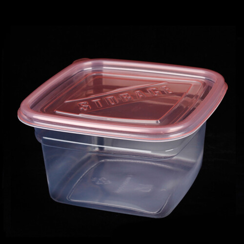 10Pcs Disposable Square Crisper Box With Cover For Store, Restaurant, Home 2