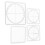 One Set Student Math Function Drawing Stencil Multi Functional Ruler 7