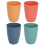 4Pcs Assorted Color Plastic Mouthwash Cups for Bathroom and Dormitory 2