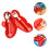 1 Set Kids Silicone Handle Learning Spoon Fork Toddler Eating Tool 5