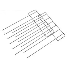 2Pcs Iron Outdoor Dog Fence For Yard Garden Animal Barrier