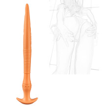 Anal Plug Silicone Gold Size L For Men Women Couples BDSM Fetish Anal Stretcher