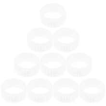 10Pcs Drumstick Rings For Practice Luminous Tips