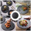 1Pc Fruit Dessert Storage Plate Round Steak Serving 3