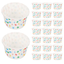 100pcs disposable paper cups for camping ice cream desserts