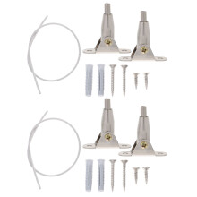 2Sets Baby Proofing Furniture Anti Tip Straps Stainless Steel