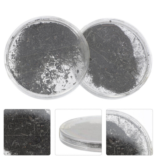2Pcs Physics Magnetic Field Demonstrators With Iron Powder 2