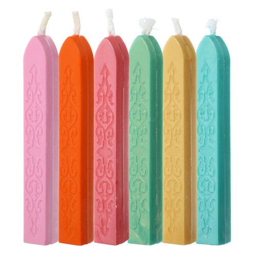 6Pcs Sealing Wax Sticks For Envelopes And Cards