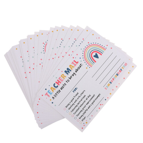 50Pcs Teacher Notes To Parents Classroom Behavior Incentive Cards