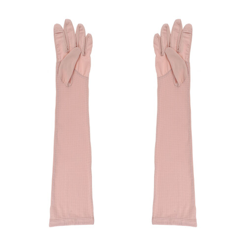 1 Pair Durable UV Protection Breathable Ice Silk Cooling Arm Sleeves