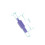 6Pcs Backflow Adapter Pipe Connector For Electric Breast Pump Purple 2