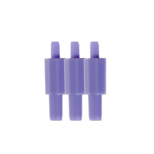 6Pcs Backflow Adapter Pipe Connector For Electric Breast Pump Purple