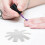 French Manicure Tip Tool Stainless Steel Reusable Nail Art Template 5