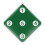 Fencing Target For Target Training, Wall-Mount, Durable PU-Embossed, Friends Green, Easy To Score, Space-Saving 1