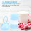 Aquarium Scale Cup Feeding Tool for Fish Tank Accessories White 7