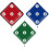 Fencing Target For Target Training, Wall-Mount, Durable PU-Embossed, Friends Green, Easy To Score, Space-Saving 5