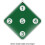 Fencing Target For Target Training, Wall-Mount, Durable PU-Embossed, Friends Green, Easy To Score, Space-Saving 2