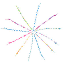 12St Vlecht Accessoires Spiral Haar Hoepel Voor Haar Decoratie