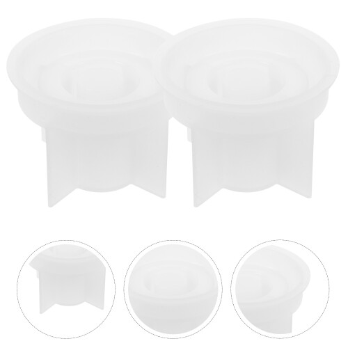 2St Decoratieve DIY Siliconen Mal Voor Kaarsen 2