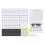 1Set Adhesive Piano Decals For Electronic Organs And Keyboard Stickers 5
