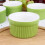 5Pcs Ceramic Baking Bowl High Temp Resistant With Wicker Handle Green 11