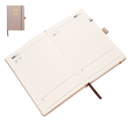 Organiseur Mensuel 2025 Khaki Planner Portable 2
