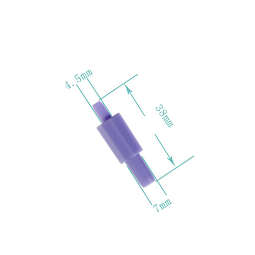 6Pcs Backflow Adapter Pipe Connector For Electric Breast Pump Purple 1