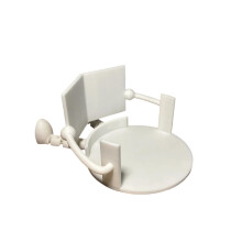 Toilet Paper Holder Freestanding White Decorative Bathroom Tissue Storage Stand Roll Holder Toilet Paper Organizer