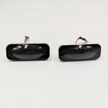 (Dynamic signal, Smoke shell) 1 Pair LED Dynamic Turn Signal Light Side Fender Marker Sequential Blinker For Opel Omega B Stufenheck Caravan 1994-2003