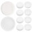 10Pcs Baby Bottle Caps Replacements Sealing Discs For Milk Bottles 5