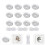 18 Pcs Socket Cover French Style Outlet Childproofing Plug 5