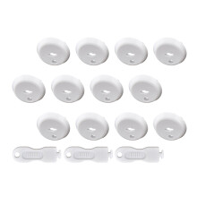 18 Pcs Socket Cover French Style Outlet Childproofing Plug