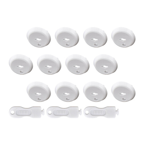 18 Pcs Socket Cover French Style Outlet Childproofing Plug