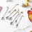 4Pcs Stainless Steel Fruit And Dessert Forks 6