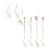 4Pcs Stainless Steel Fruit And Dessert Forks 3
