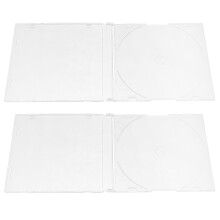 Dvd Storage Box Dvd Case Dirt Prevention 2pcs