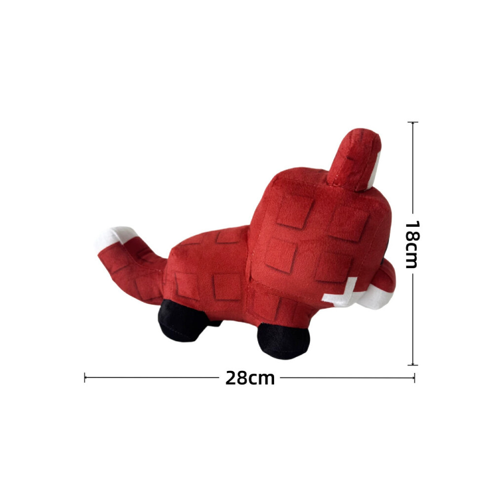 ( Fox) Roblox Grow A Garden Raccoon Fox Dragonfly Bee Plush Toy Doll Animal Stuffed Red