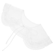 1Pc Women Chiffon Detachable Fake Lotus Leaf Collar
