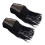 One Pair Black Tassel Epaulet Shoulder Board Badge Bead Decor 4