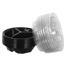 40 Pcs Round With Lids For Fruit And Meal Prep