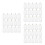 3Pcs 1 Bag Clear Plastic Inflatable Shoe Insert Shape Maintainer 7