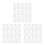3Pcs 1 Bag Clear Plastic Inflatable Shoe Insert Shape Maintainer 9