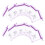 20 Pcs Lavender Sachets Drawstring Mesh Bags Organza Pouches 1