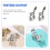 2Pcs Ear Cuffs Clip On Earrings Ear Wrap 11