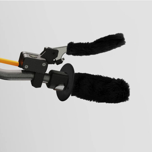 2Pcs Cute Plush Motorcycle Handlebar Covers Anti-Slip Grip 2