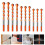 10Pcs Carbide Tip Glass Drill Bit Triangle Head Tile Hole Opener 3