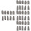 40 Pcs Thimble For Cross Stitch And Needle Felting 6