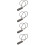 4Pcs 4-Digit Combination Cable Lock For Luggage Bicycles 10